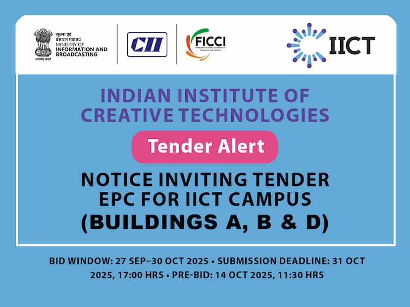 CONSTRUCTION OF BUILDINGS A, B & D FOR IICT CAMPUS ON EPC BASIS